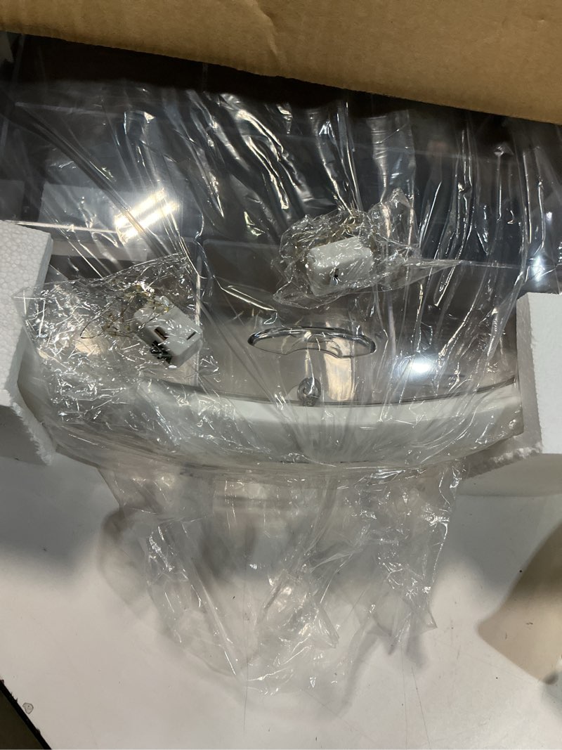 Condition photo showing As Is for 3 Tiers Clear Figure Display Case with Lights, Wall-Mounted Storage Organizer Box with Magnetic Door, Dustproof Showcase for Collectibles Action Figure(1, Wall-Mounted Large) Wall-Mounted Large 1