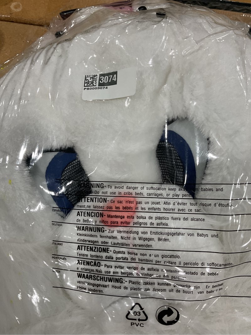 Condition photo showing New/Like New for morph costumes easter bunny costume adult bunny suit deluxe costume for adults men & women rabbit mascot standard