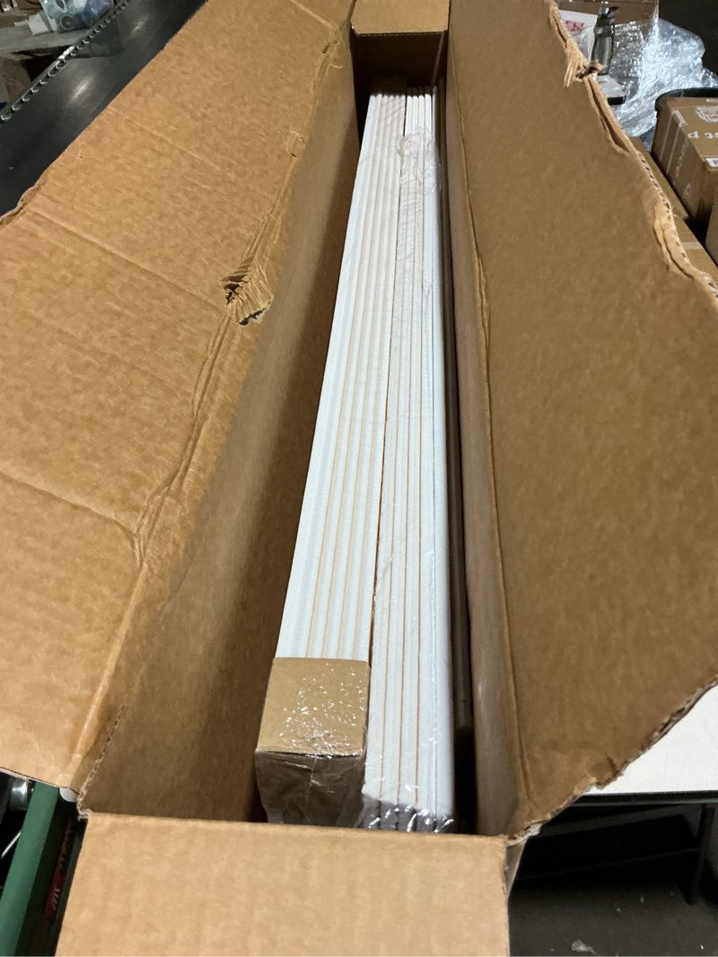 Condition photo showing New/Like New for ritollo 12 pack acoustic wall panels, 47.2x23.6x0.4 inch decorative self-adhesive soundproof panels, sound dampening panels for home studio office, white(white,12) 12pcs-0.4'' white