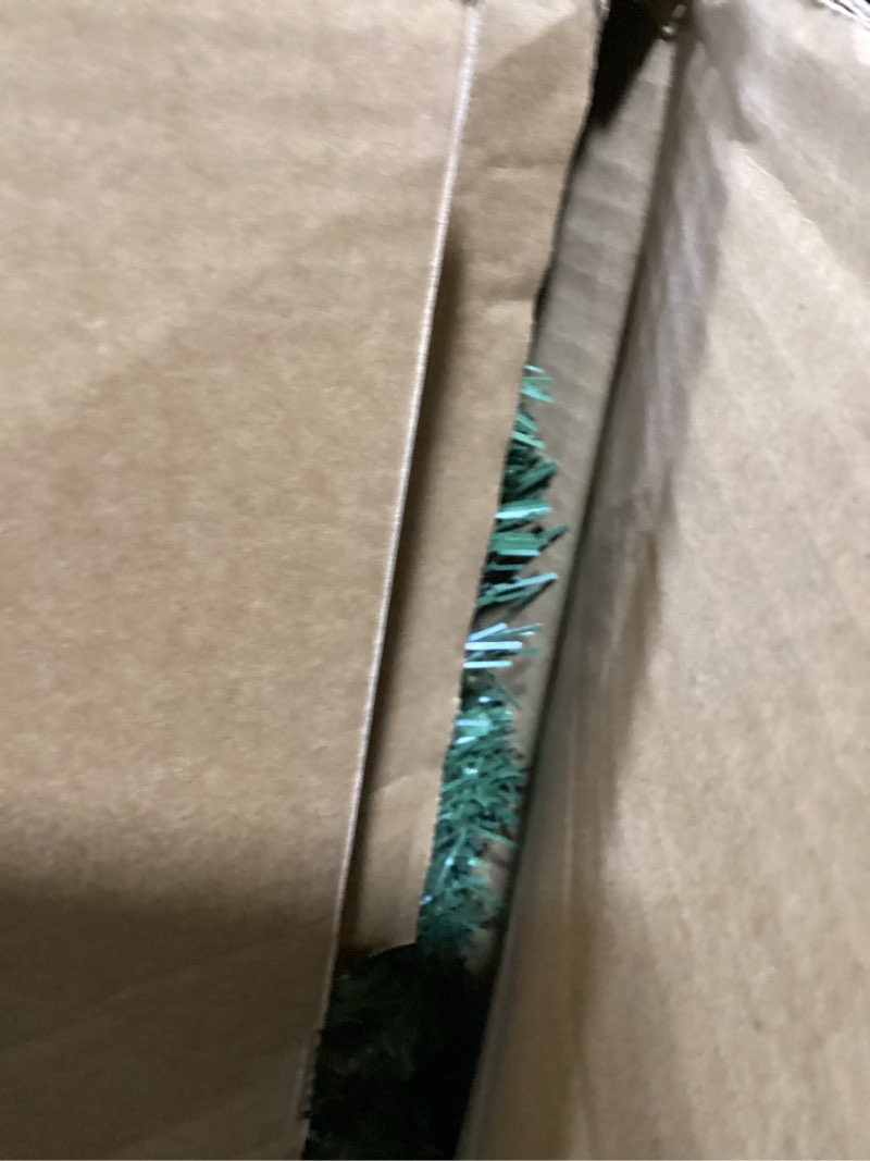 Condition photo showing Good Condition for KI Store 6ft Christmas Tree with Ornaments and Lights Champagne All-in-ONE Completed Christmas Tree Decorations Including 6 Feet Full Tree, Ornaments, USB LED String Lights with Remote and Timer