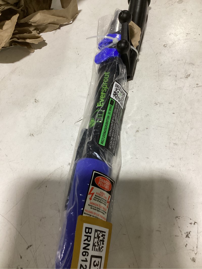 Condition photo showing As Is for eversprout telescoping boat hook | floats, scratch-resistant, sturdy design | durable & lightweight, 3-stage anodized aluminum pole | threaded end for boating accessories