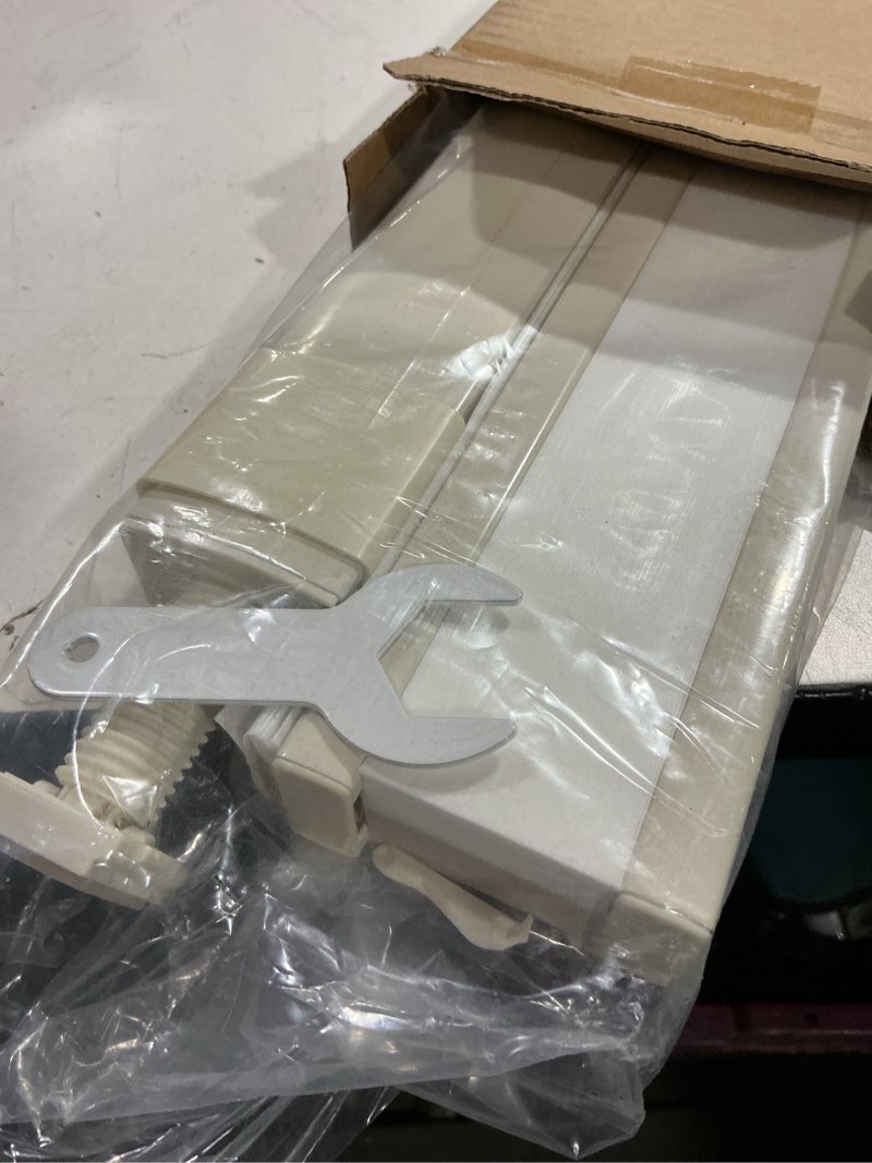 Condition photo showing Good Condition for lazblinds no tools no drill cordless cellular shades, top down bottom up (tdbu) honeycomb shades for home, light filtering thermal insulation blinds for windows, 55" w x 64" h, beige light filtering - beige 55" w x 64" h