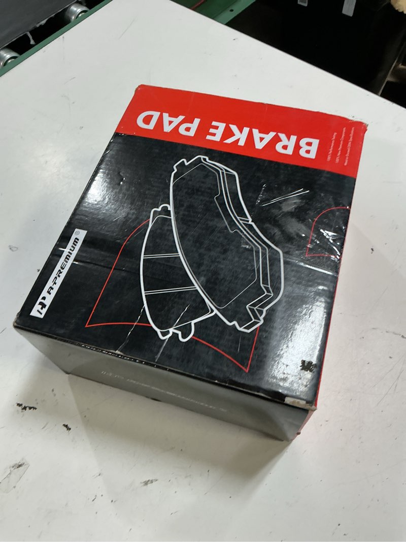 Condition photo showing Good Condition for a-premium front ceramic brake pads, designed as direct-fit replacements for specific vehicle models. (unknow make and model)