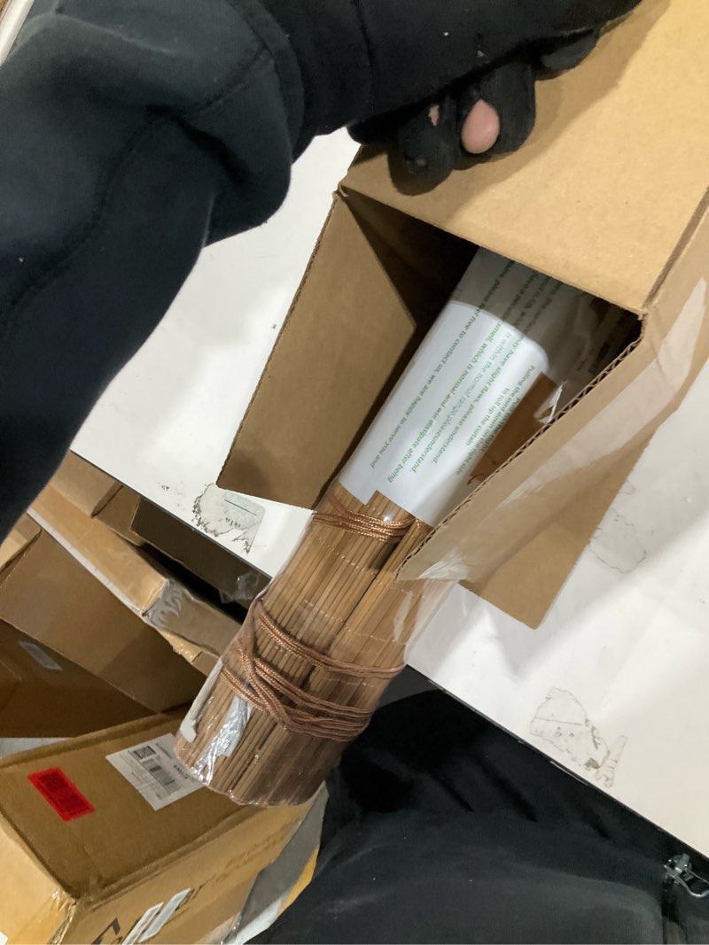 Bamboo Roller Shades Roman Shades for Window: Bamboo Blinds for Interior Windows and Outdoor Patio,R