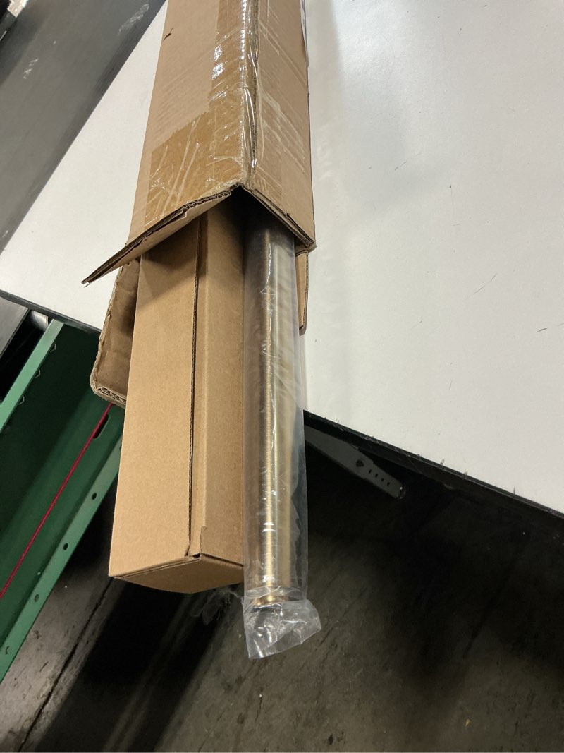 Condition photo showing Good Condition for Brass Gold Curtain Rods for Windows 48 to 84, 1 Inch Decorative Antique Brass Curtain Rod Heavy Duty with Adjustable Length & Easy Installation 48" to 84"