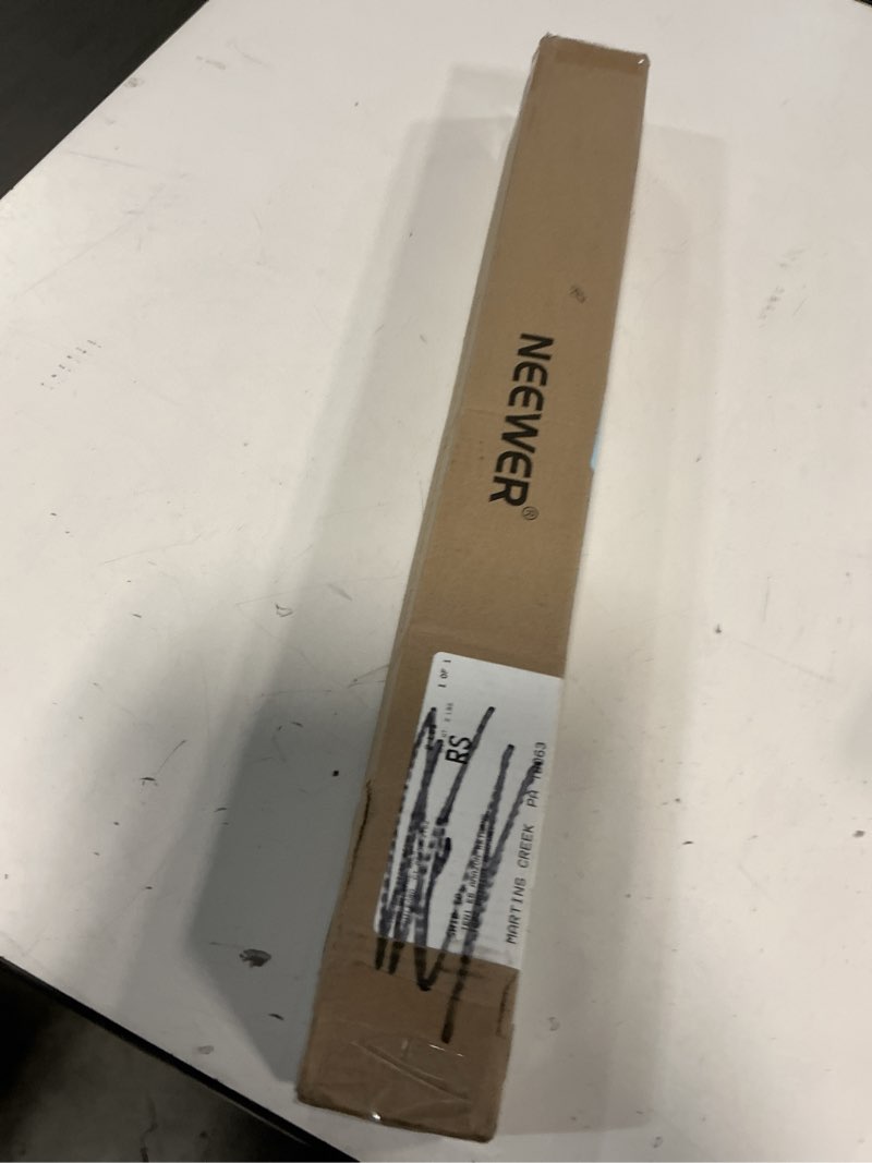 Condition photo showing New/Like New for NEEWER Extendable Camera Desk Mount with Ball Head, 17"-40" Adjustable Table Light Stand with 1/4" Screw & C Clamp for DSLR Camera, Ring Light, Live Stream, Vlog, Max Load: 6.6lb/3kg, TL283 (RED) TL283/Red