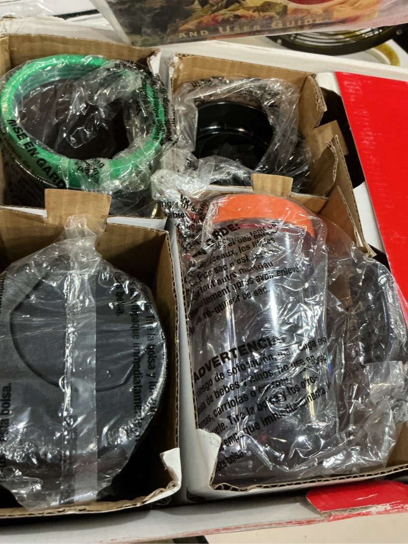 Condition photo showing Good Condition for magic bullet express deluxe 26 piece mixer & blender, 25 piece with bonus ice shaver blade