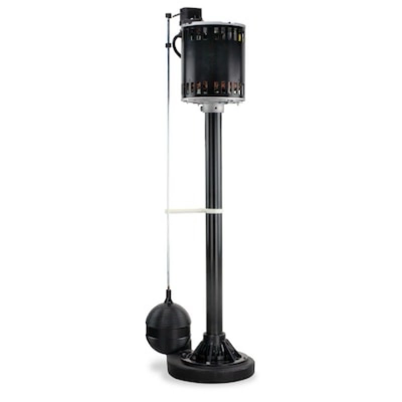zoeller 1/2-hp 115 -volt 65-gallon cast iron pedestal sump pump