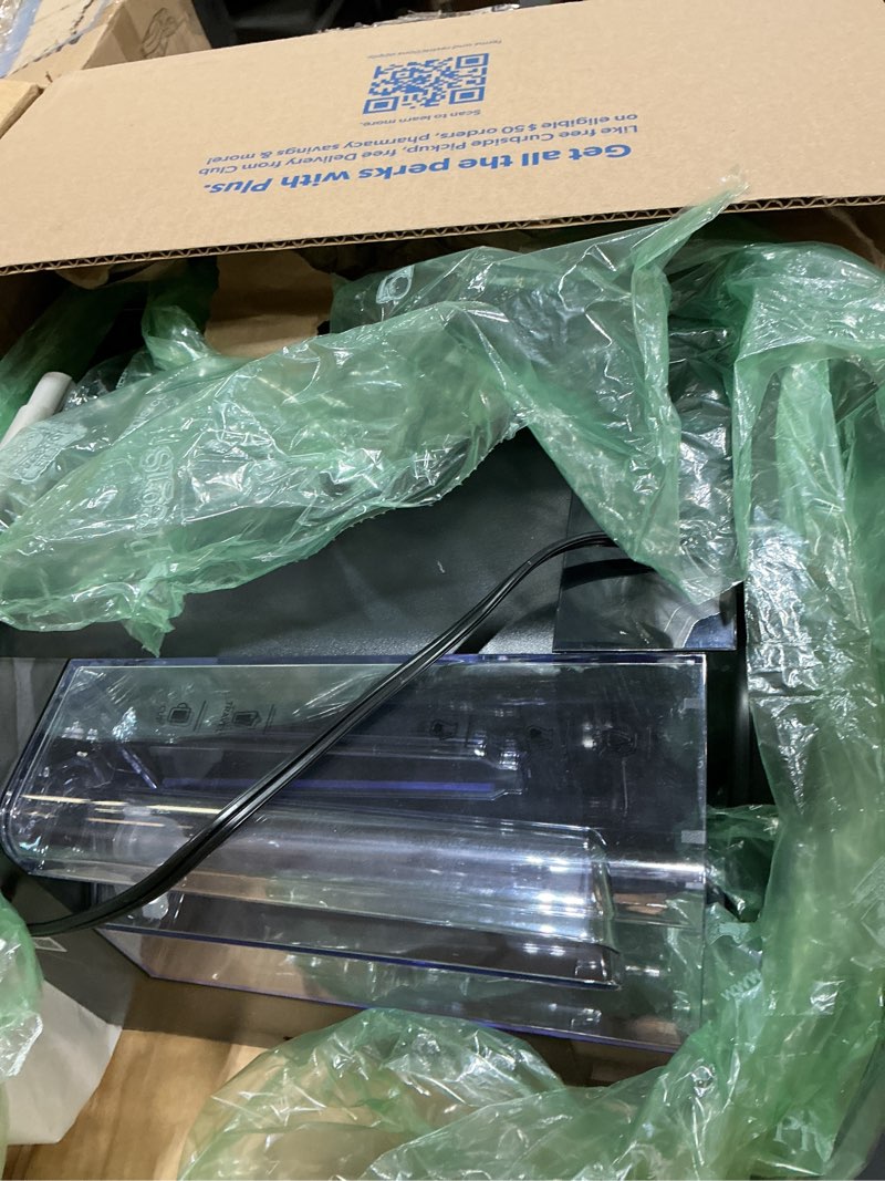 Condition photo showing As Is for ninja espresso & coffee maker & barista system, 3 espresso brew styles, single-serve coffee & nespresso capsule compatible, built-in frother, espresso, cappuccino & latte maker, black, cfn601 espresso & coffee maker deluxe