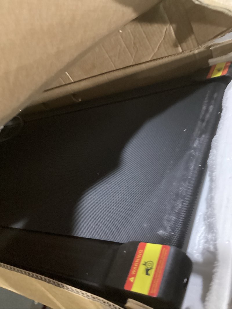 Condition photo showing Good Condition for lichico walking pad under desk treadmill?portable small treadmills for home and office?super quiet brushless motorized walking jogging running machine with remote control charcoal black
