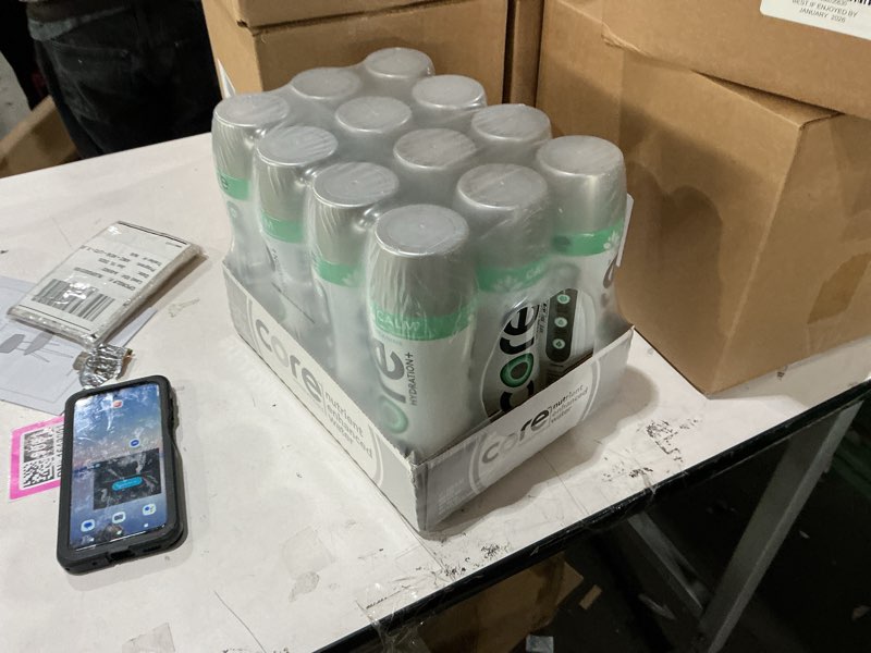 12 pack of calm waters cucumber flavored