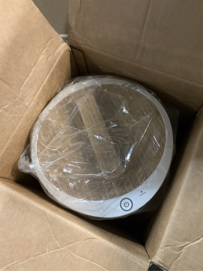 Condition photo showing Good Condition for Asuka Towel Warmer for Bathroom, Large Towel Warmer Bucket, Easy One-Button Control, Auto Shut-Off, 21L Capacity Fits Up for Two 40"X70" Oversized Towels, PJ’s Bathrobe, CL1 (Wood) White/Wood Color