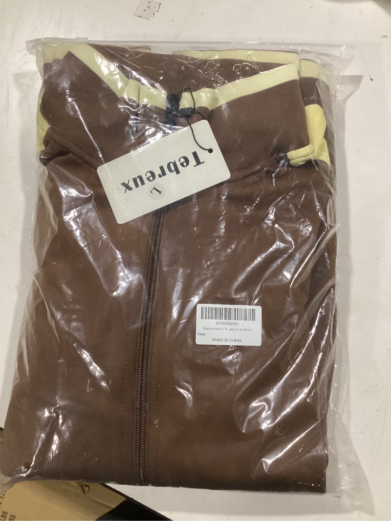 Condition photo showing Good Condition for Tebreux Men's Tracksuits 2 Piece Outfit Jogging Suits Set Casual Long Sleeve Sports Sweatsuits