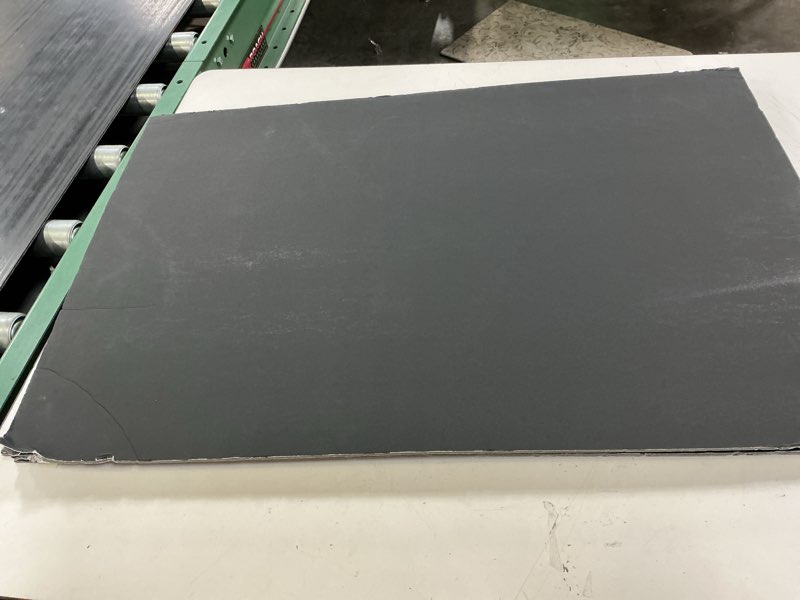 Condition photo showing As Is for ucreate foam board, black-on-black, 20" x 30", 10 sheets 20" x 30", black-on-black