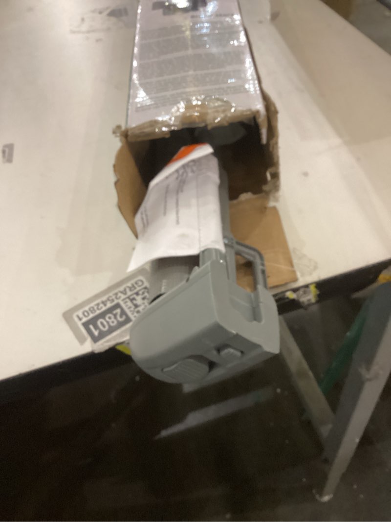 Condition photo showing Good Condition for No-Drill Retractable Baby Gates for Stairs with Auto-Lock,33" Tall,Extends up to 55" Wide Mesh Baby Dog Pet Cat Gate with Double Lock for Doorways,Child Gate for Hallways Kitchen Indoor Outdoor Grey