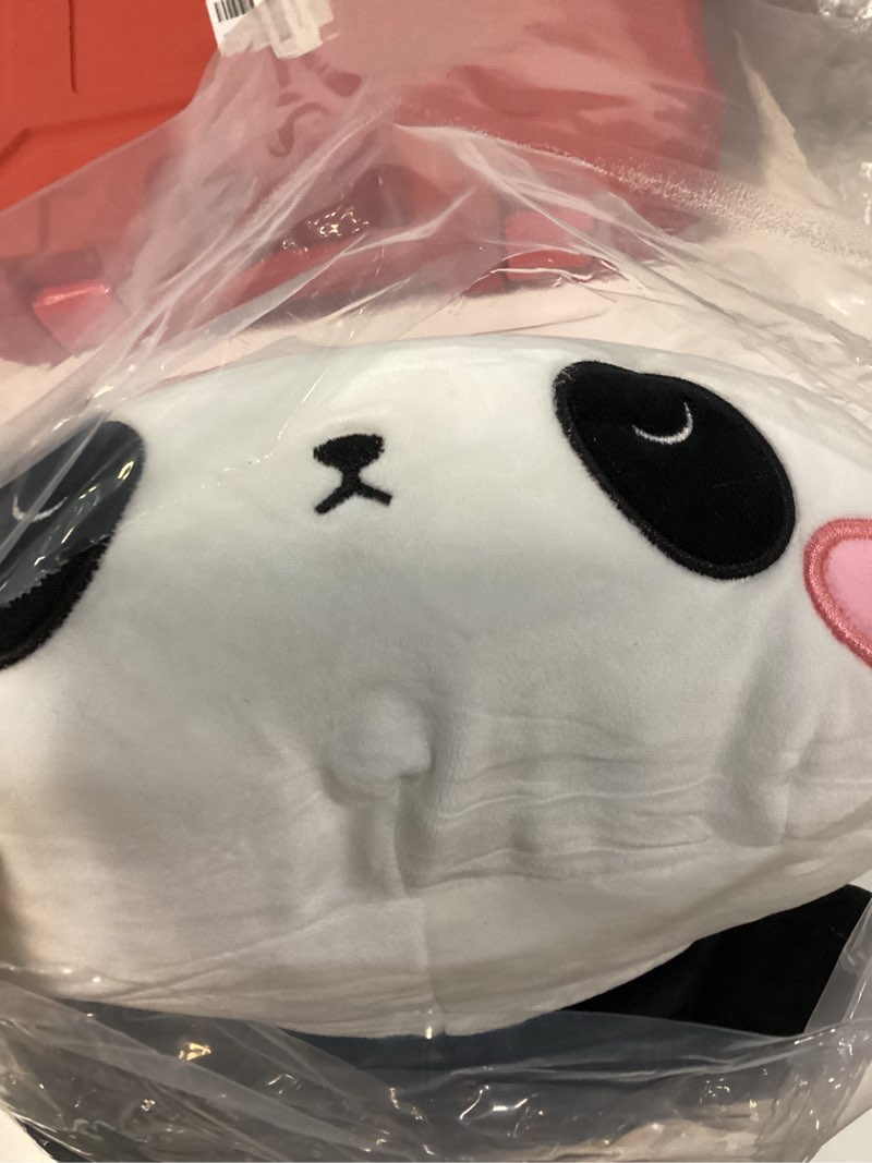 Condition photo showing Good Condition for toysym panda stuffed animal cute panda plush pillow with 4 baby plushies in her tummy, soft cotton stuffed animals toy gifts for kids panda bear