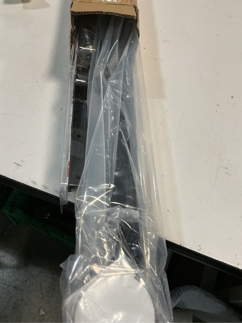 Condition photo showing New/Like New for Upgrade Retractable Baby Gates, 35" Tall Extends up to 60" Wide, Mesh Dog Gate Indoor for Stairs, Outdoor Reinforced Pet Gate with Support Rods for Doorways Hallways Kitchen Bedroom, Black Black 35" Tall x 60" Wide