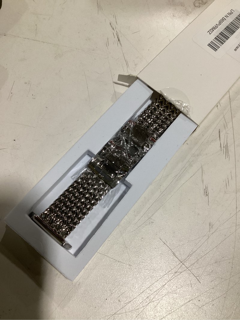 Condition photo showing Good Condition for metal band compatible with apple watch bands for women 40mm 41mm 42mm 38mm 44mm 45mm 46mm 49mm, dressy stainless steel link bracelet, designer strap for iwatch series 11/se/10/9/8/7/6/5/4/3/2/1/ultra silver 38mm/40mm/41mm/(42mm-series 11 10)