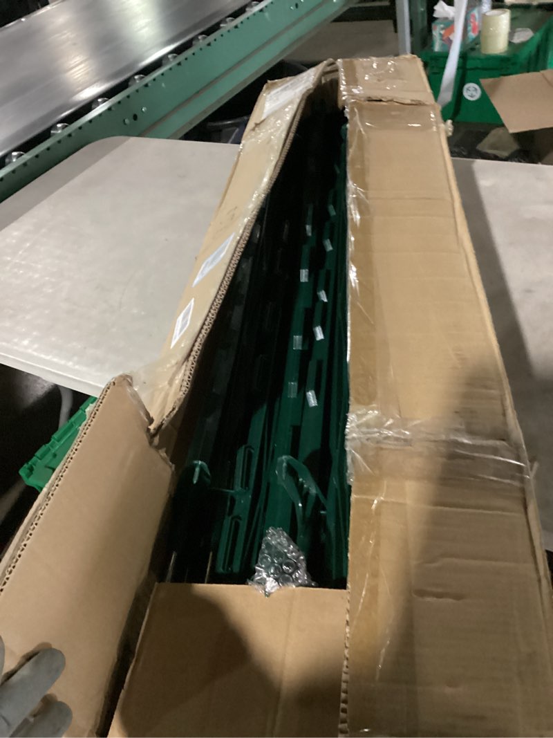Condition photo showing Good Condition for 25 pack electric fence posts,48 inch/4ft step-in plastic posts for farm and garden,temporary sturdy fencing system for electric fencing and yard protection, green green 25 pack