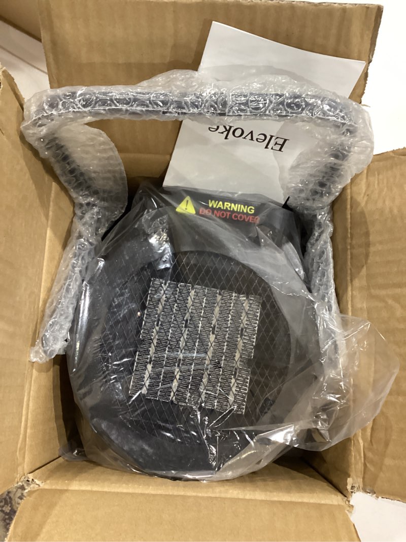 Condition photo showing Good Condition for elevoke space heaters for indoor use, 1500w ptc electric heater with 90°adjustable angle, fast safety heat, small portable heater for office home(silver)