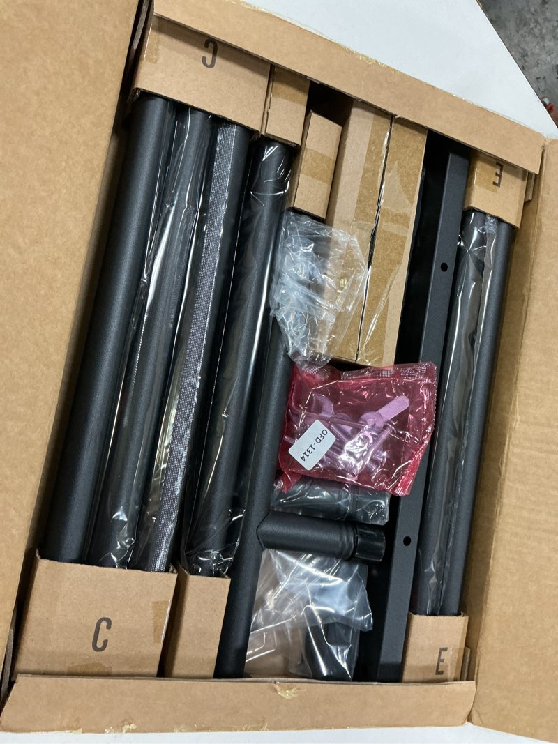 Condition photo showing Good Condition for Clothes Rack, Clothing Rack for Hanging Clothes, Rolling Garment Rack Sturdy Coat Rack Portable Wardrobe Rack Metal Closet Rack for Bedroom Laundry Living Room, Black