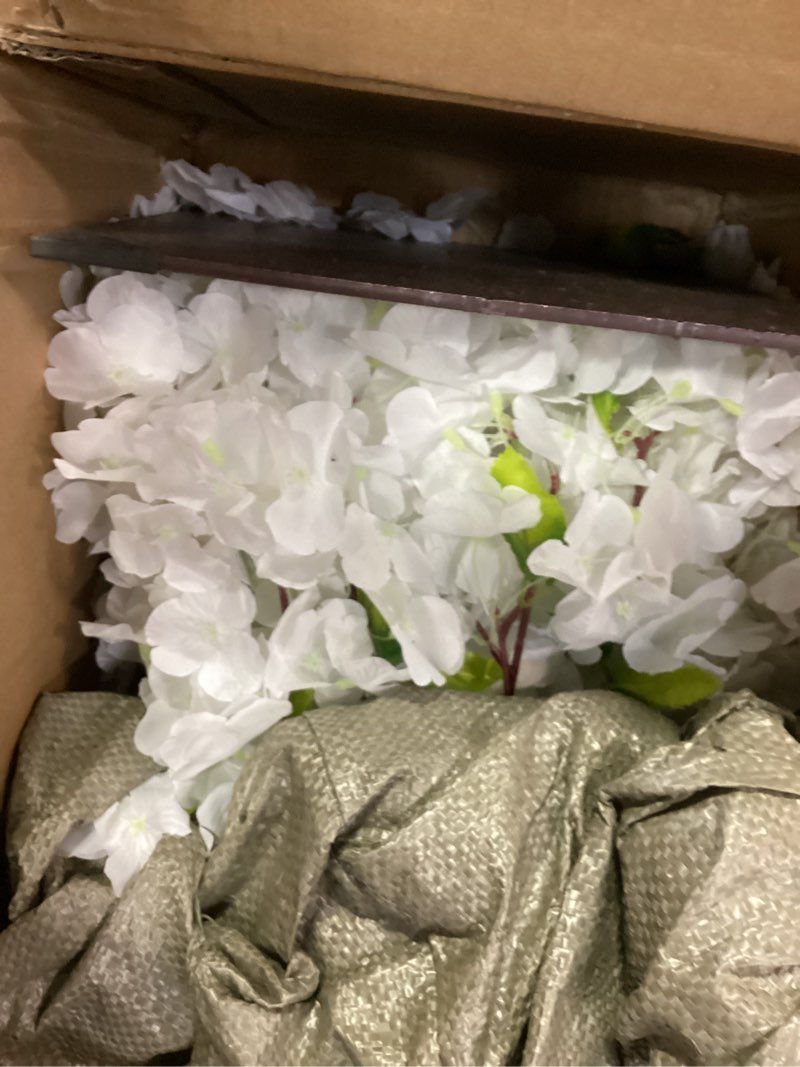 Condition photo showing Good Condition for artificial cherry blossom tree - handmade white fake cherry blossom tree centerpieces for wedding party christmas garden indoor & outdoor white 4 ft