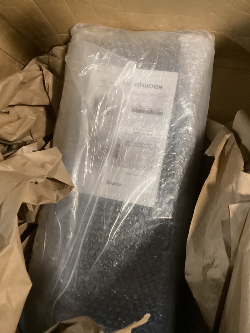 Condition photo showing Good Condition for Juexica 84 x 118 Inches Plastic Strip Door Curtain Kit 0.08'' Walk in Cooler Curtains Thickness PVC Freezer Door Curtain Smooth Waterproof Hurricane Shutters Gate for Warehouse Garage Industry(Clear) Clear 118 x 84 Inches