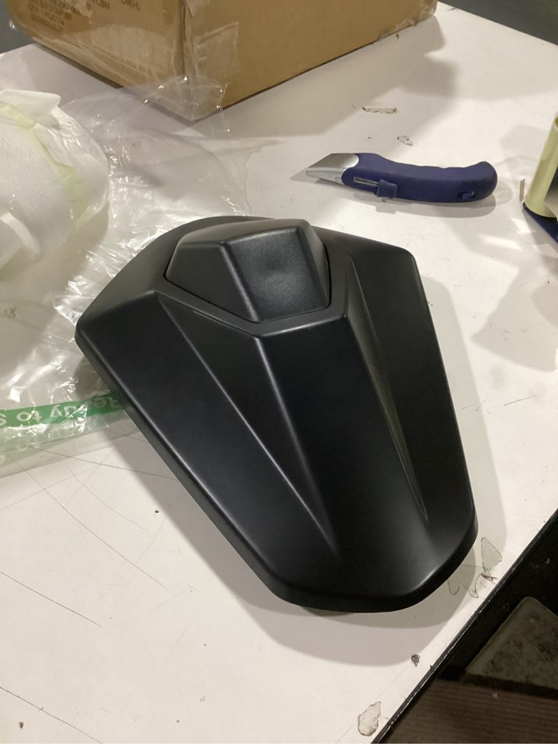 Condition photo showing Good Condition for Mototcycle Rear Seat Cowl - PSLER Passenger Pillion Rear Seat Cover Solo Fairing Cowl for GSX-8S GS-X8S 2023-2025 GSX-8R GS-X8R 2024-2025(Matte black?