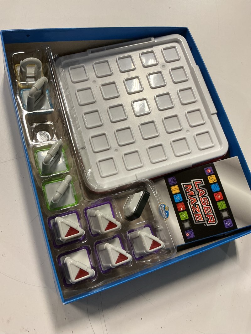 Condition photo showing As Is for think fun laser maze (class 1) brain game and stem toy for boys and girls age 8 and up – award winning and mind challenging game for kids (44001014)