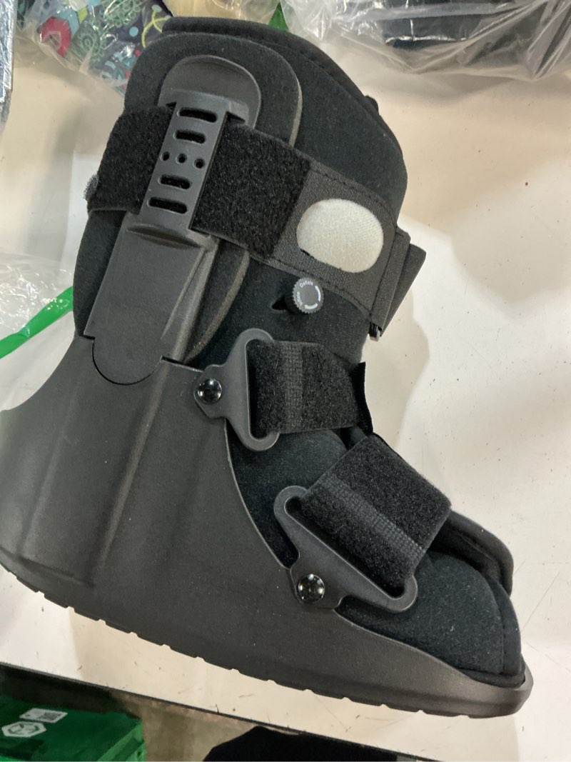 Condition photo showing New/Like New for walking boot for broken foot & injuries - lightweight medical boot with anti-slip sole, adjustable straps & rigid support for ankle/foot recovery s small