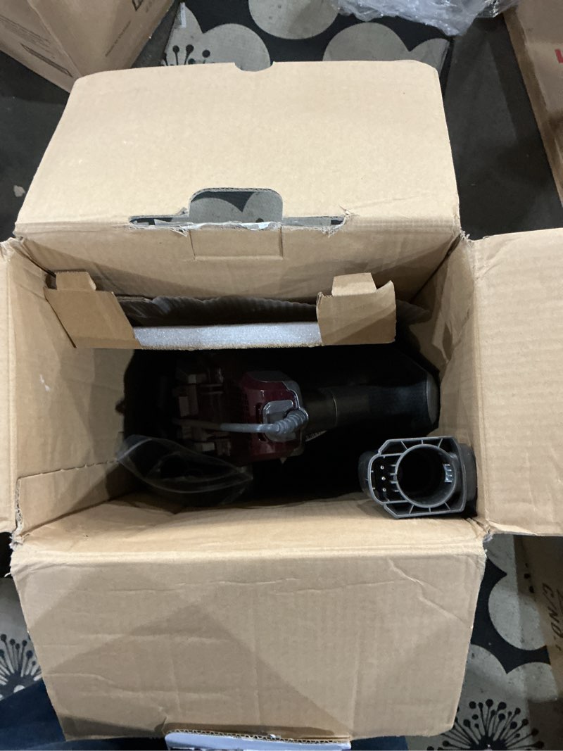 Condition photo showing As Is for Shark HV322 Rocket Pet Plus Corded Stick Vacuum with LED Headlights, XL Dust Cup, Lightweight, Perfect for Pet Hair Pickup, Converts to a Hand Vacuum, with (2) Pet Attachments, Bordeaux/Silver Rocket Deluxe w/ headlights
