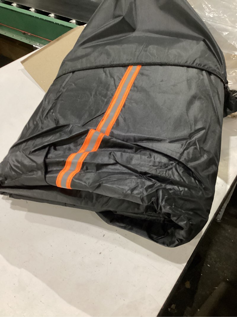 Condition photo showing Good Condition for round well pressure tank covers(5°f), 20"dia x 64"h,black | round well pump cover,insulated, reflective strips, hides water well pressure tank head, improves curb appeal 20"dia x 64"h black