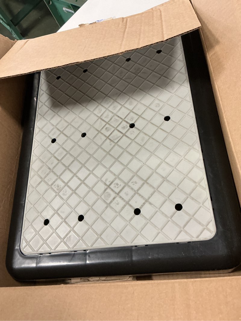 Condition photo showing As Is for Platform Step Stool Bed Step Non-Slip Rubber Stair Riser Portable Anti-Fall Safety Platform for Elderly and Adults