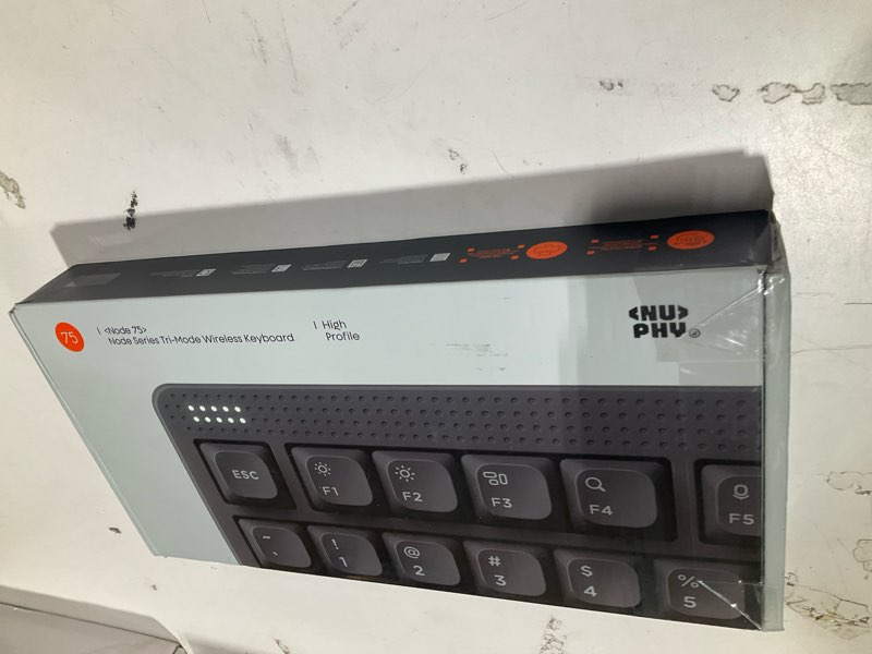 Condition photo showing Good Condition for nuphy node75 wireless mechanical keyboard, 75% hot swappable custom keyboard, 82 keys computer gamin