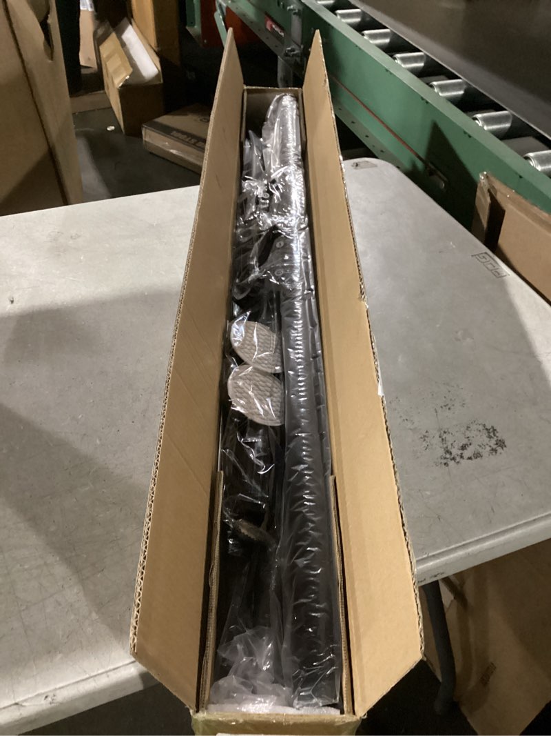 Condition photo showing Good Condition for Tension Curtain Rod 39-173 In, One-Click Telescopic Rod No Drilling, Black Extra Long Outdoor Curtain Rod for Patio Windows, Adjustable Tension Shower Curtain Pole for Bathroom Renter Friendly 39-173 "