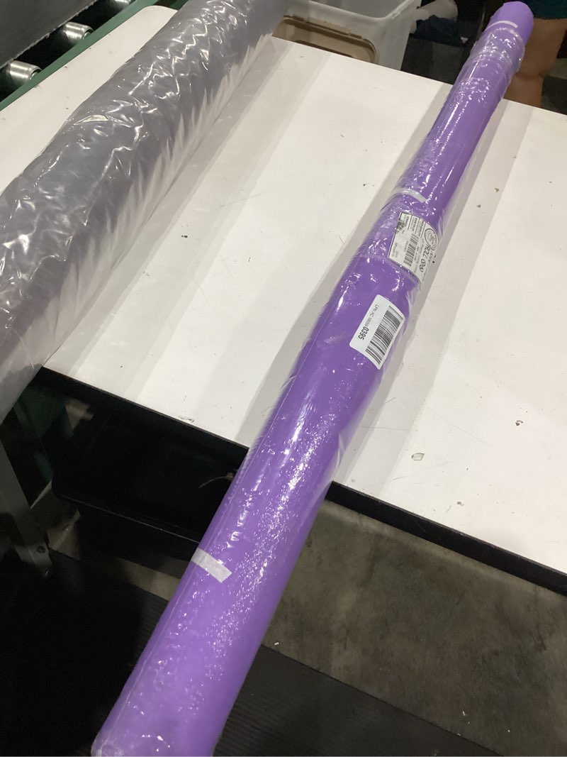 Condition photo showing As Is for smart&casual 48" x 2,520" (210') purple kraft craft paper roll for gift wrapping bulletin board bouquet flower kids art packing parcel table covering 80gsm 55lb (purple, 48" x 210') purple 48" x 2520"
