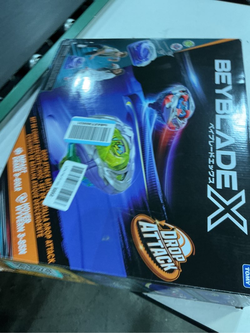 Condition photo showing New/Like New for beyblade x drop attack battle set