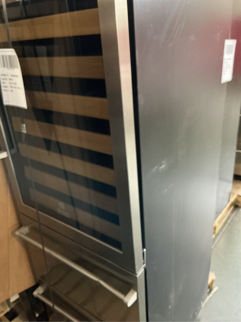 Condition photo showing As Is for Vinotemp Stainless Steel Wine & Beverage Cooler (Left Hinge) 