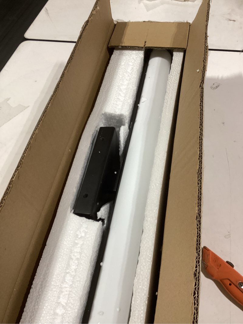 Condition photo showing New/Like New for Modern Bathroom Vanity Light 25.2 inch, 20W, Bright LED Vanity Light Fixtures Over Mirror, 360°Illumination & Energy-Saving Black Bar Vanity Lighting for Bathroom Restroom Cool White