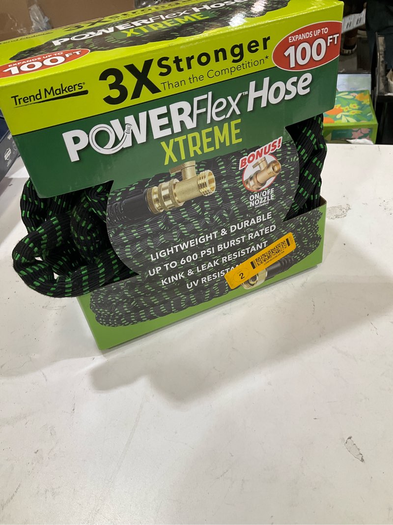 Condition photo showing Good Condition for flex-able hose flex-able xtreme hose 100ft - kink free, expandable, heavy duty, green