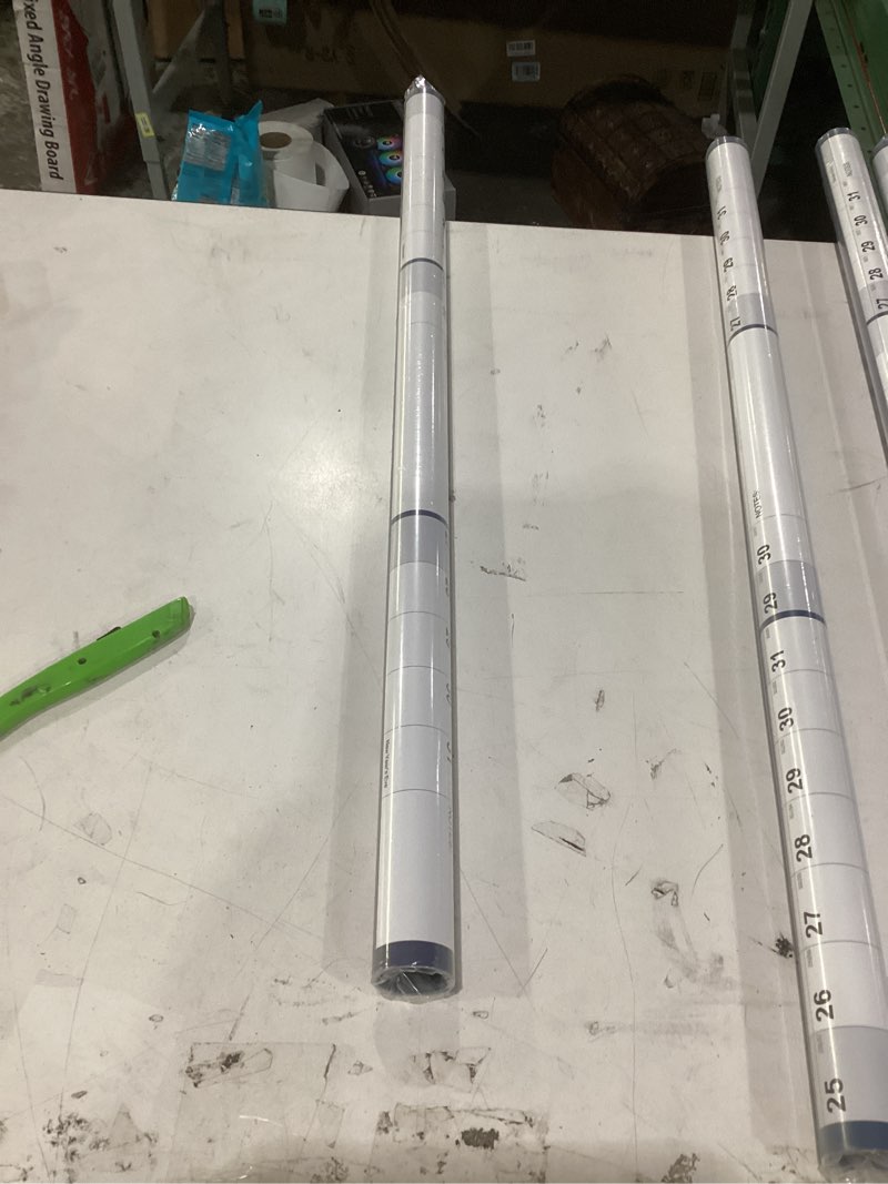 Condition photo showing New/Like New for 32" x 48" 2026 wall calendar, large rolled wet & dry erase wall calendar 12 month, yearly laminated wall calendars, reversible annual planner, horizontal/vertical, with julian dates grey