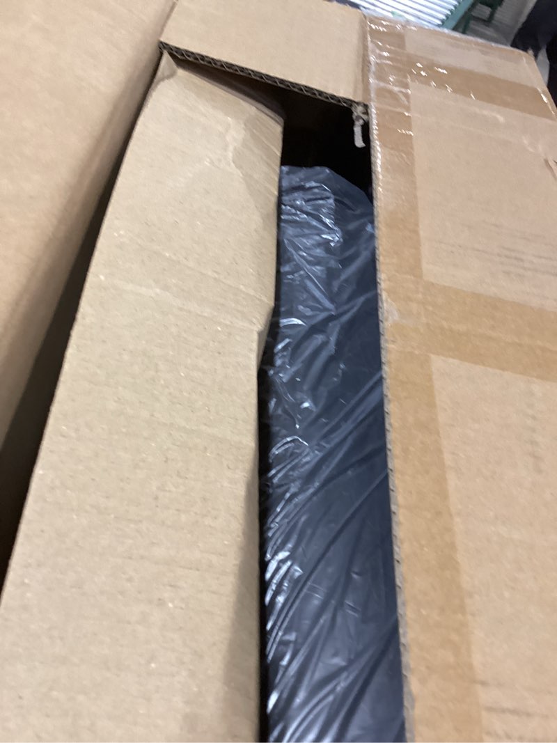 Condition photo showing New/Like New for leather office guest chair, guest conference room chair, 600 lbs capacity high back reception chair with padded armrests, no wheels, black - 1 pack