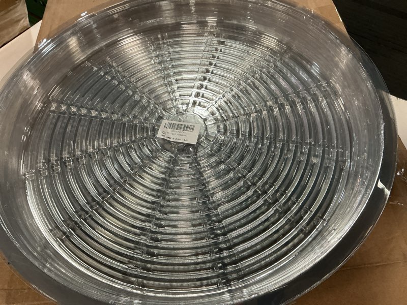 Condition photo showing Good Condition for tite 5 pack clear plant saucer heavy duty sturdy drip trays for indoor and outdoor plants