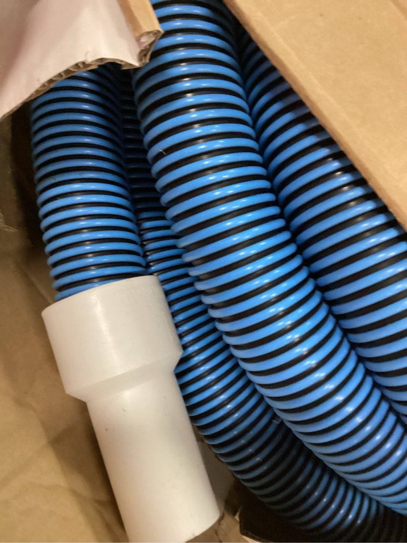 Condition photo showing Good Condition for Poolmaster Manual Pool Vacuum Hose, 45 Ft x 1-1/2” for Inground & Above Ground Pools, Not for Automatic Cleaners, Kink-Free, Heavy Duty Pool Cleaner Hose with Swivel Cuff – Made in USA Hose 45-Foot