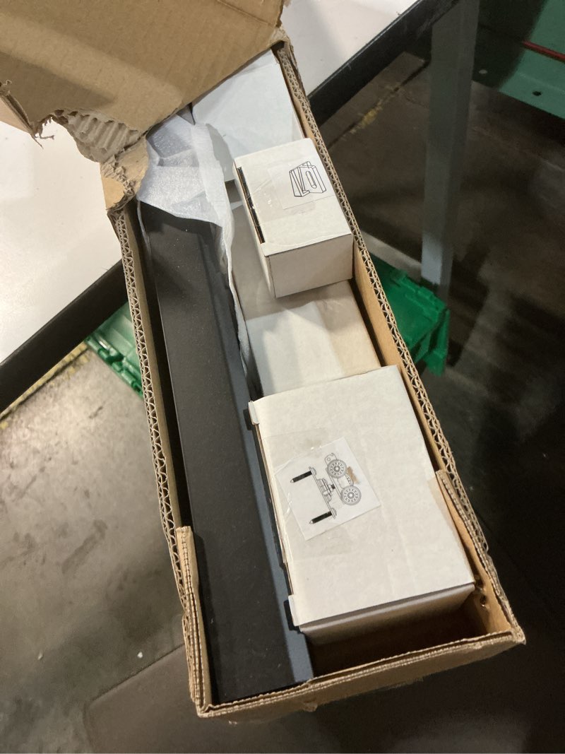 Condition photo showing Good Condition for easelife 4ft/48in sliding pocket door hardware kit,commercial grade,black box rail kit,easy install,slide smoothly quiet,no door (44.5in track kit for 23"~24" wide single door)