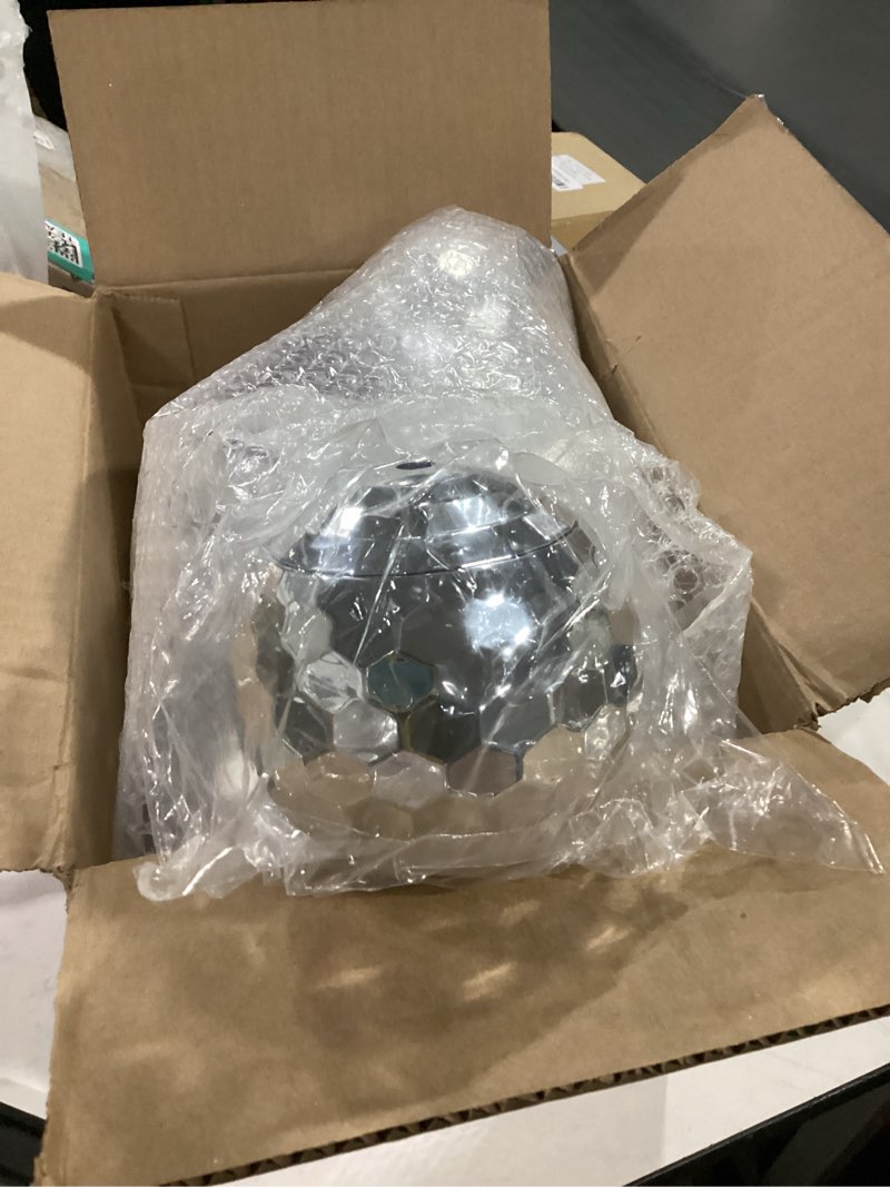 Condition photo showing New/Like New for 9 pcs disco ball cups tumbler disco flash ball cocktail cup silver spherical cup with lid and straw disco wine glass drinking syrup tea bottle for disco bar party supplies 9pcs