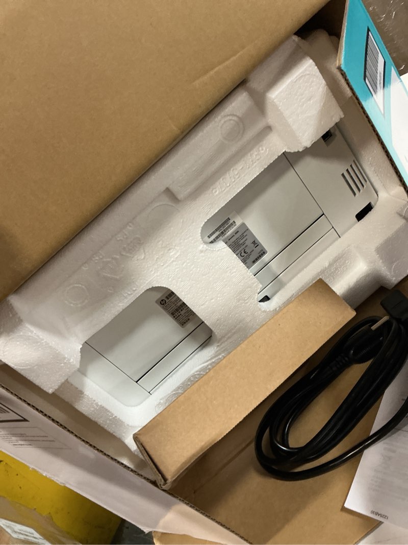 Condition photo showing Good Condition for hp laserjet pro 4001n black & white printer, print, fast speeds, easy setup, mobile printing, advanced security, usb, ethernet connection, best-for-office