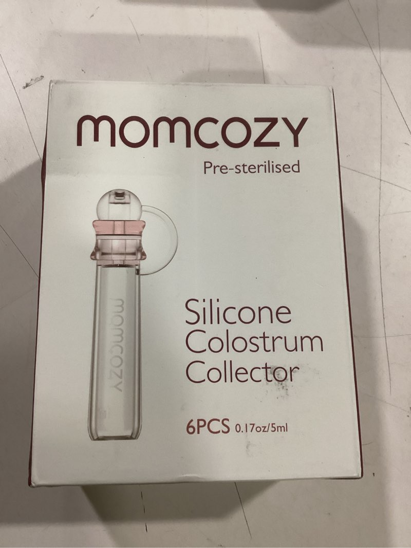 Condition photo showing New/Like New for Momcozy Colostrum Collector Reusable Breast Milk Collector with Storage Case and Cotton Wipe, Portable Colostrum Container BPA Free, Multi-Use Collector 5ml-6pcs