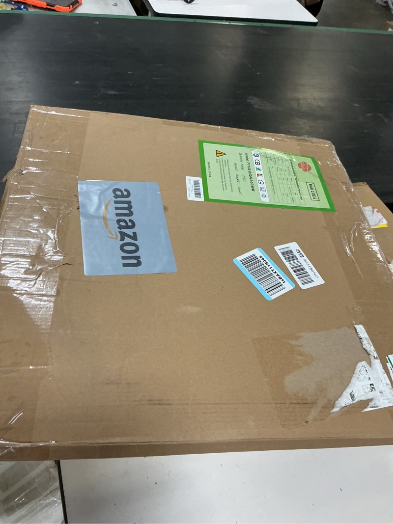 Condition photo showing New/Like New for 20 Inch Dimmable LED Flush Mount Ceiling Light, 40W,4350LM, 2700K/3000K/4000K/5000K/6000K CCT Selectable ,Round Flat Panel Light Low Profile Ceiling Light Fitures for Hallway/Kitchen/Bedroom, Black Black 20" 1PK