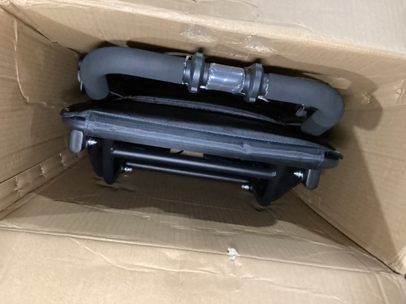Condition photo showing New/Like New for compact ultra-lightweight portable transport wheelchair foldable travel wheelchairs with handbrake for adults and seniors?black?
